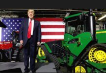 John Deere y Trump discuten por el precio de las máquinas