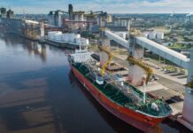 Puerto Quequén alcanza un nuevo récord de operatividad al movilizar más de 9.00.000 toneladas