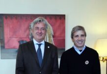 Caputo y Pino analizaron obras de infraestructura clave para el campo en medio de la crisis hídrica