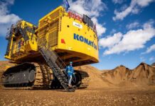 Komatsu lanza la excavadora más grande del mundo: Carga hasta 80 toneladas
