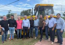 Pueblo Italiano: Entregan aportes de Buenas Prácticas Agropecuarias y maquinaria para fortalecer la infraestructura rural